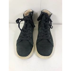 Ugg Gradie Hi Top Lace-Up Trainer Sneakers 1014607 Black Leather Women's US 11